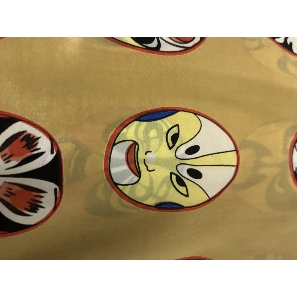 Vintage 100% Silk Print Scarf 11x45